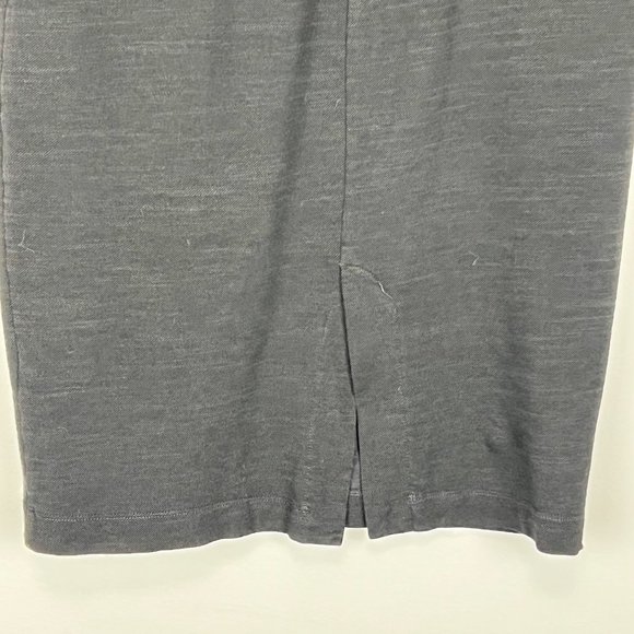 Splendid Womens Black Pencil Skirt Slub French Terry Foldover Waist size Small - Picture 8 of 12